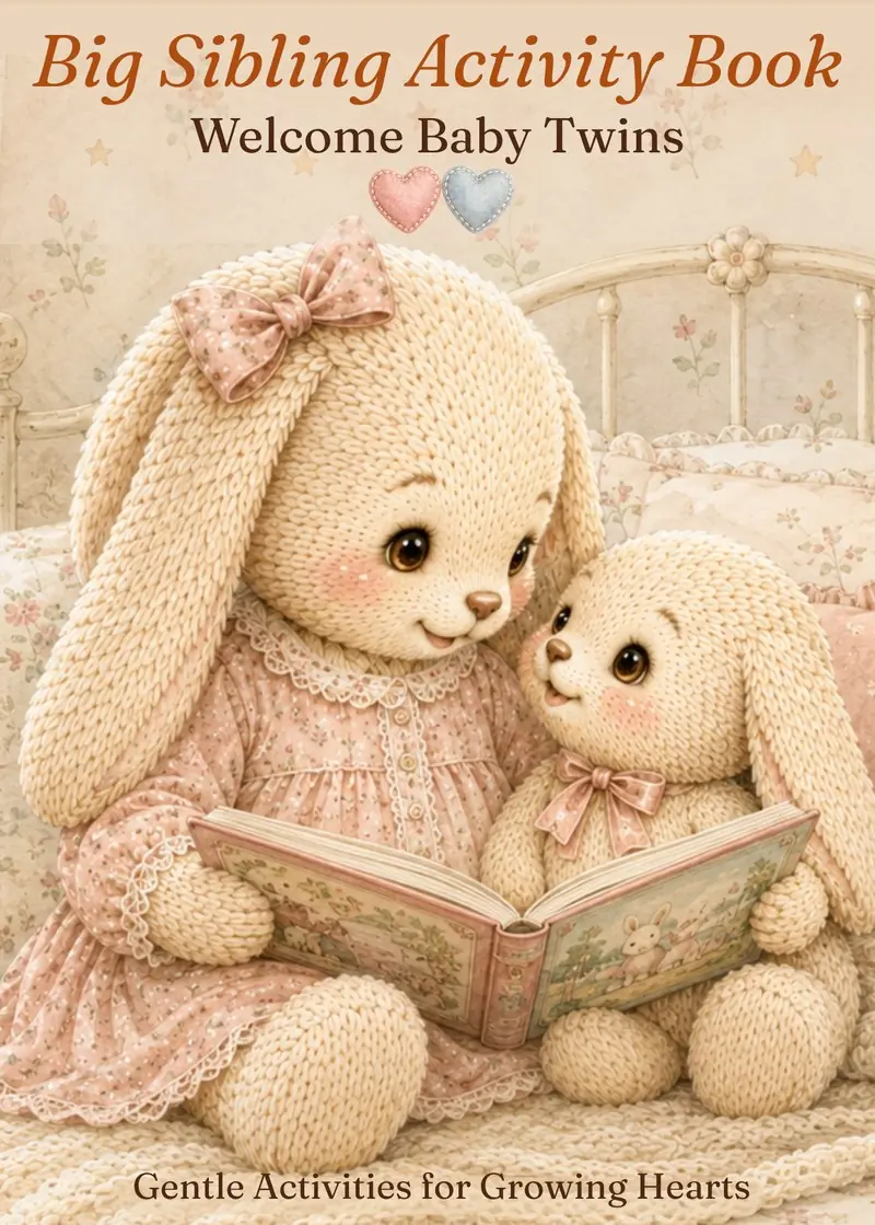 Big Sibling Activity Book — Welcome Baby Twins cover