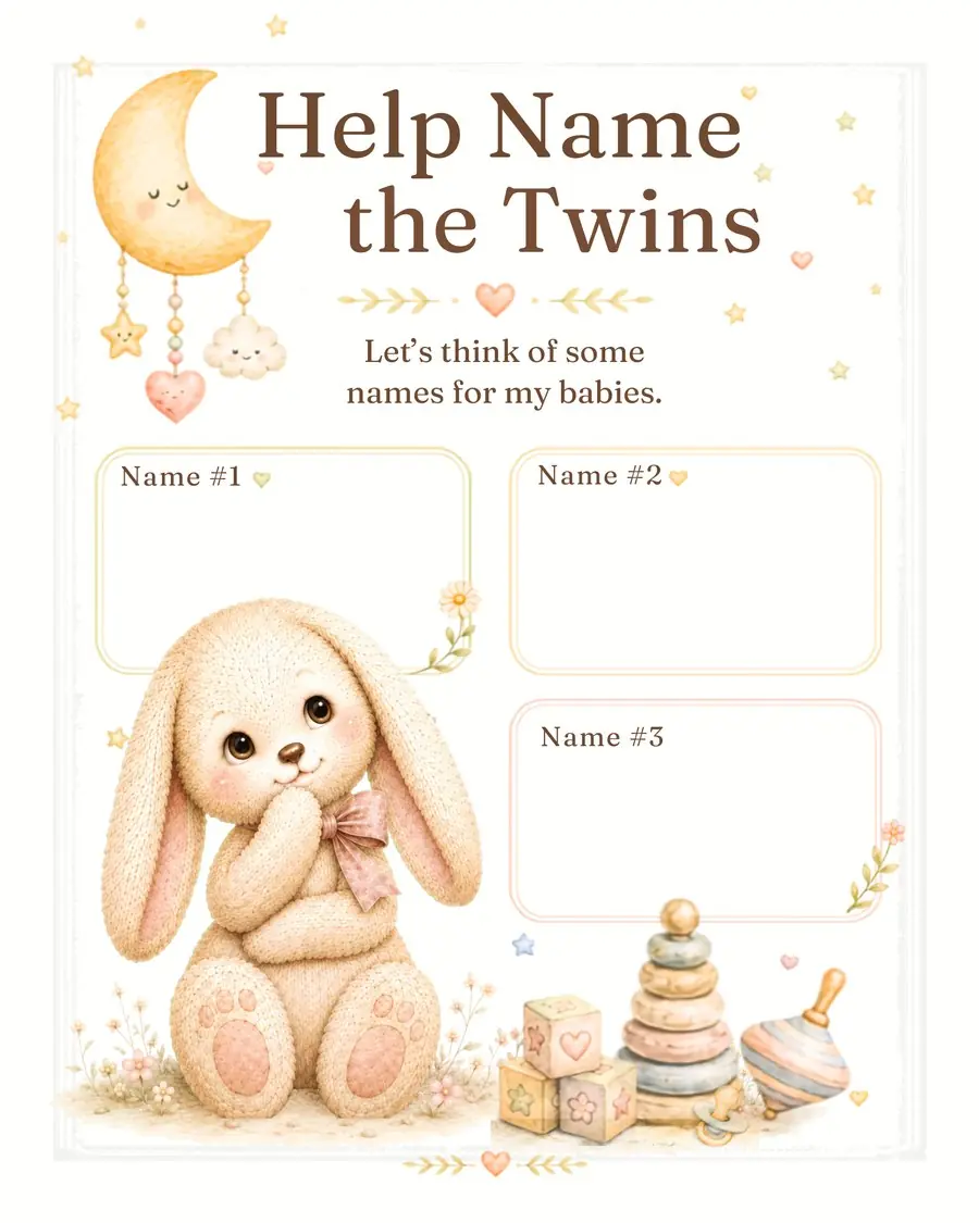 Baby name choosing page thumbnail